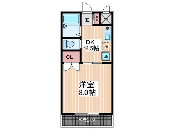 サンライフ古川Ⅰの物件間取画像